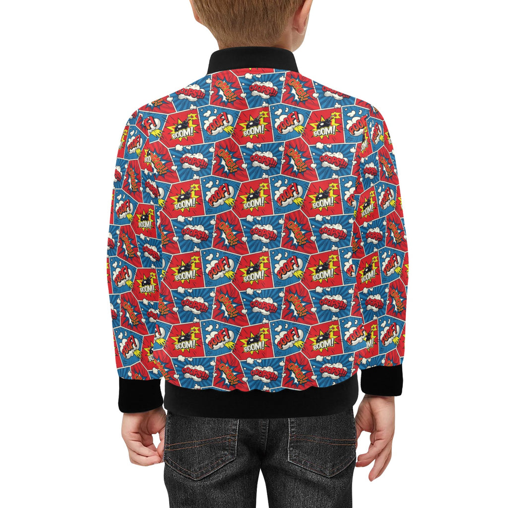 Comic Book Cells Kids Bomber Jacket Kids Bomber Jacket comic Printed Offshore