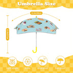 Classic Aussie Food Icons Kids Safe Round Corner Umbrella