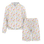 Abstract Colourful Shapes Men's Lightweight Sun Hoodie & Shorts Set Men's Lightweight Sun Hoodie & Shorts Printed Offshore