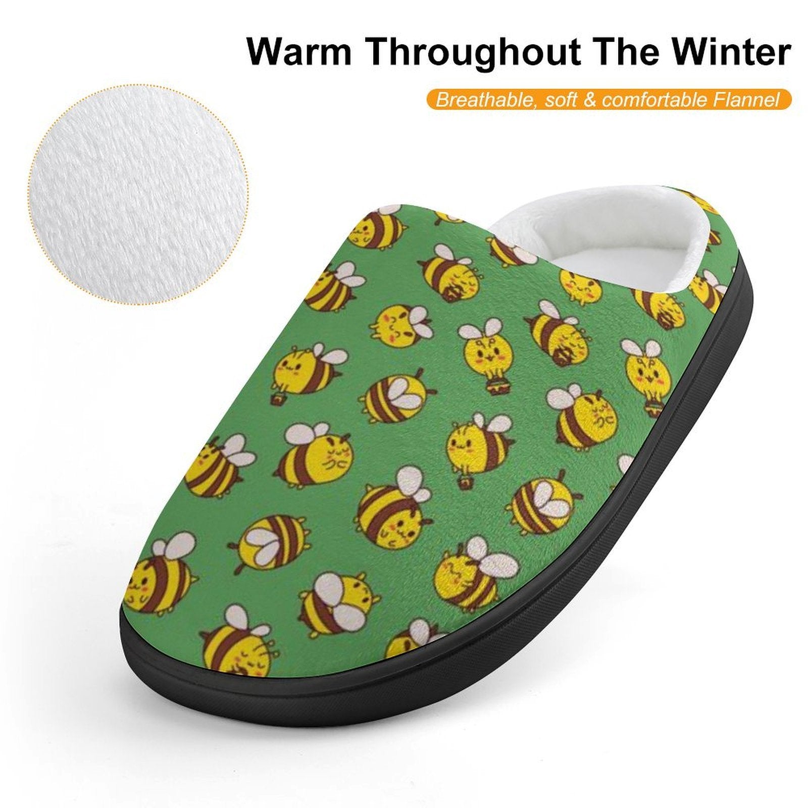 Busy Bees Kids Cotton Slippers