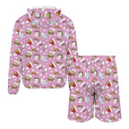Fast Food Men's Lightweight Sun Hoodie & Shorts Set Men's Lightweight Sun Hoodie & Shorts Food Printed Offshore