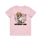Science Lab, Dog Kids AS Colour T-shirt