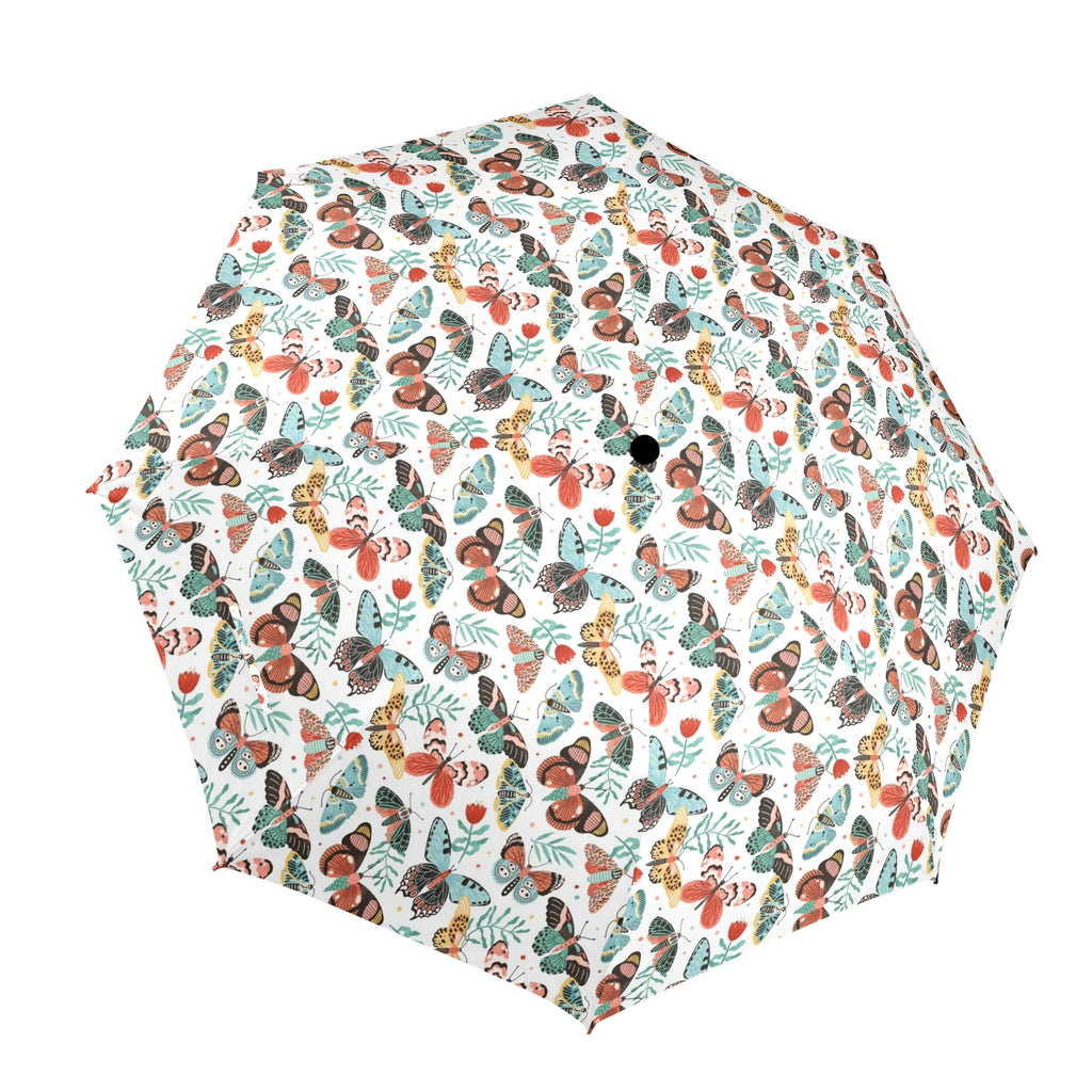 Pretty Moths And Butterflies Umbrella One Size Umbrella animal Printed Offshore