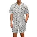 All About Space Men's Hawaiian Shirt & Shorts Set Men's Hawaiian Shirt & Shorts Set Printed Offshore Space