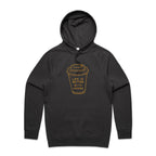 Life Is Better With Coffee - Mens Hoodie Coal Mens Hoodie Coffee Printed In Australia