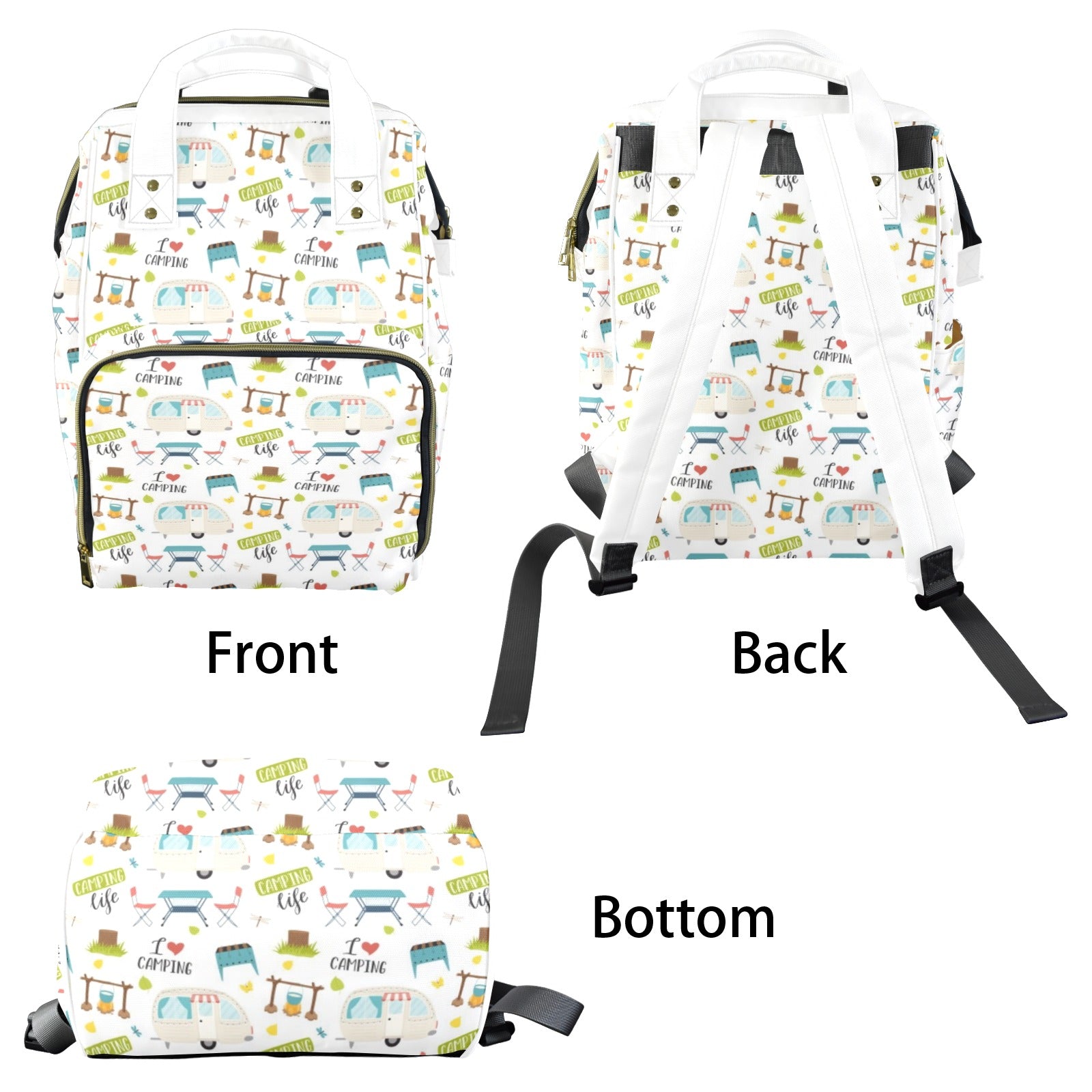 Camping Life - Multi-Function Backpack, Nappy / Diaper Bag