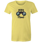 Bird Nerd - Womens T-shirt Yellow Womens T-shirt animal Printed In Australia