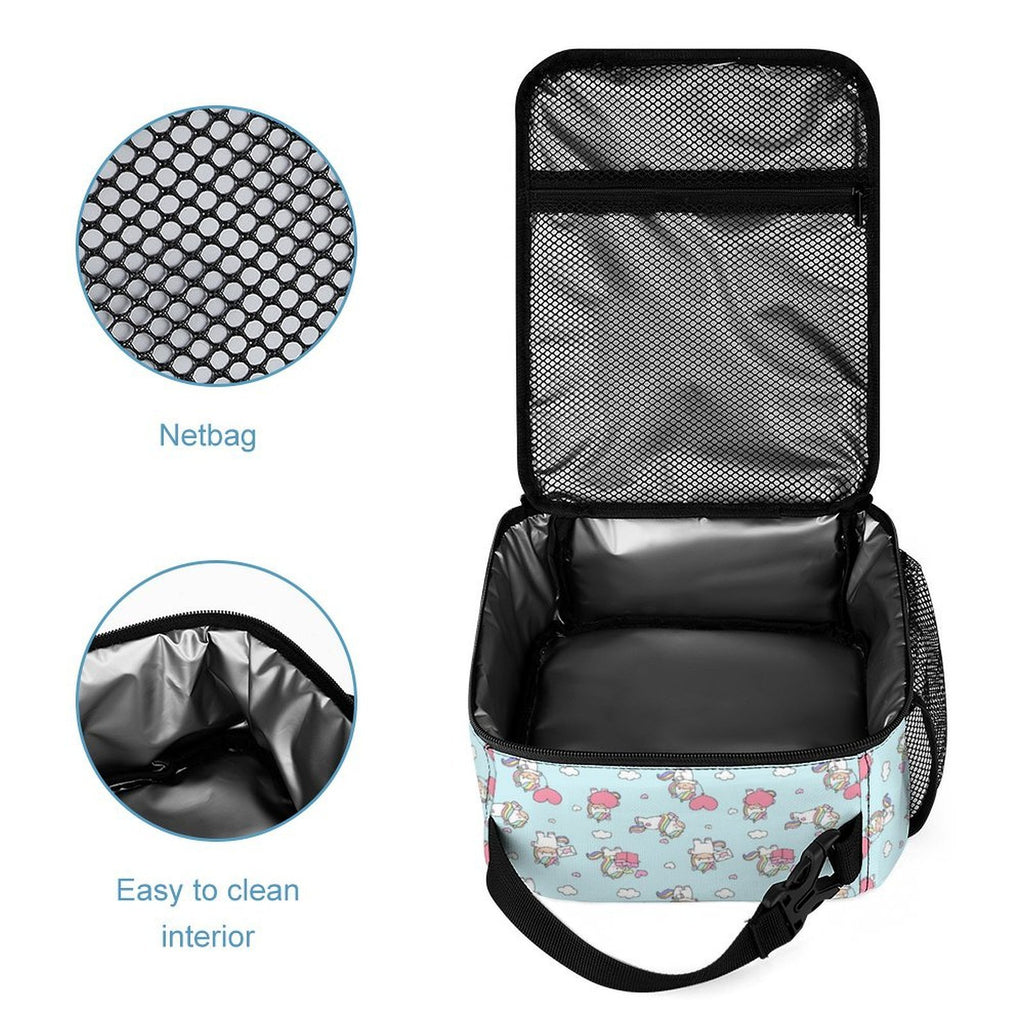 Rainbow Unicorn Backpack, Lunch Bag & Pencil Case Set