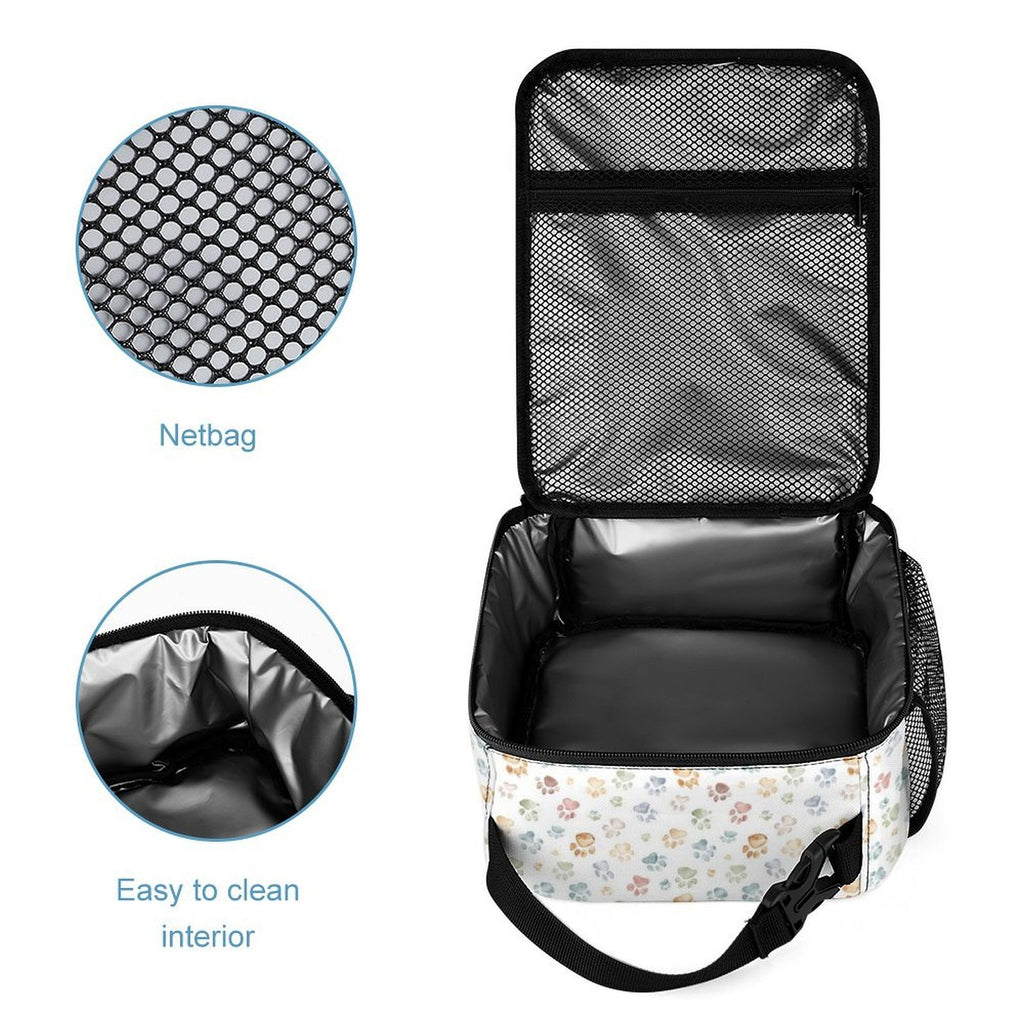 Paw Prints Backpack, Lunch Bag & Pencil Case Set