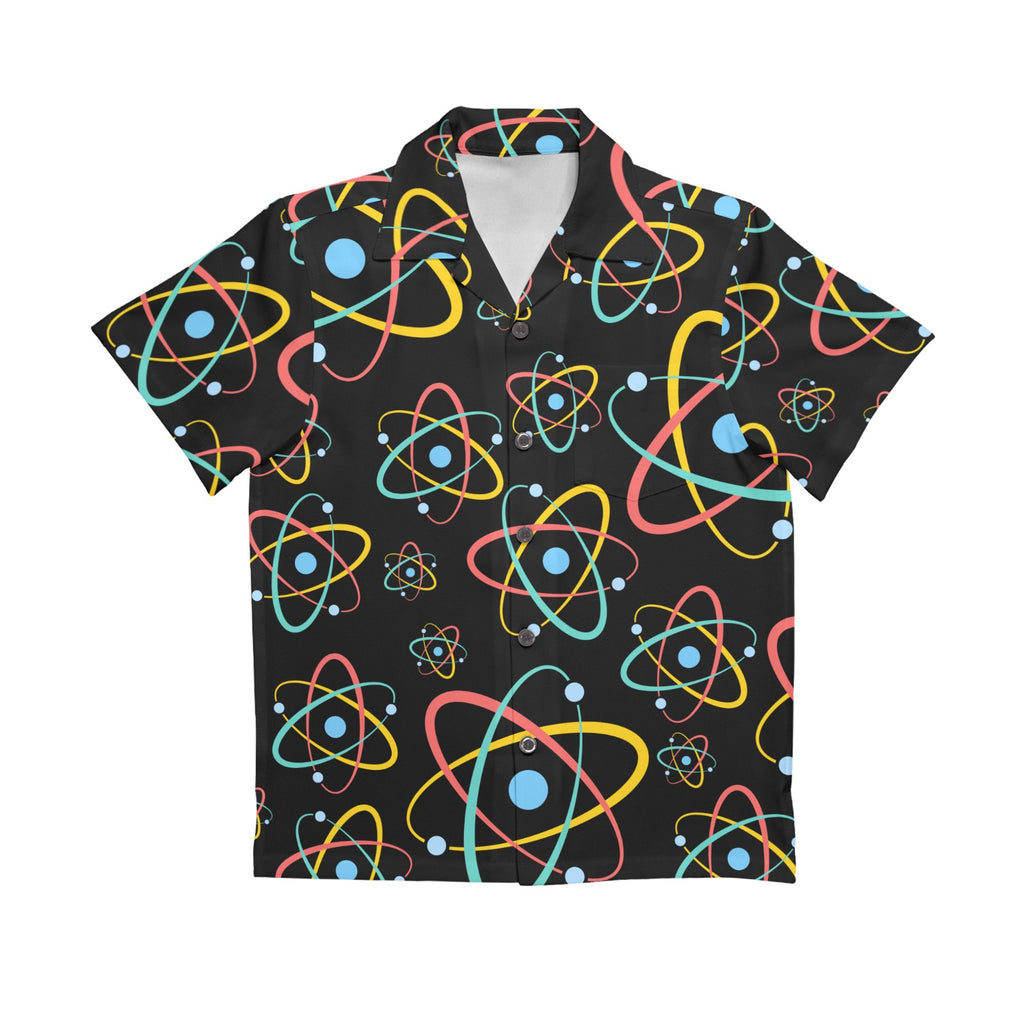 Atoms Senior Kids Hawaiian Shirt Senior Kids Hawaiian Shirt 8-15 Printed Offshore Science