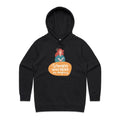Women Who Read Are Dangerous Women's AS Colour Hoodie Black Womens Hoodie Printed In Australia Reading