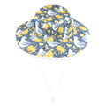 Lemon Seagull Wide Brim Bucket Hat Wide Brim Bucket Hat Birds Printed Offshore