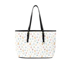 Paw Print PU Leather Tote Bag Large One Size Leather Tote Bag-Large animal Printed Offshore