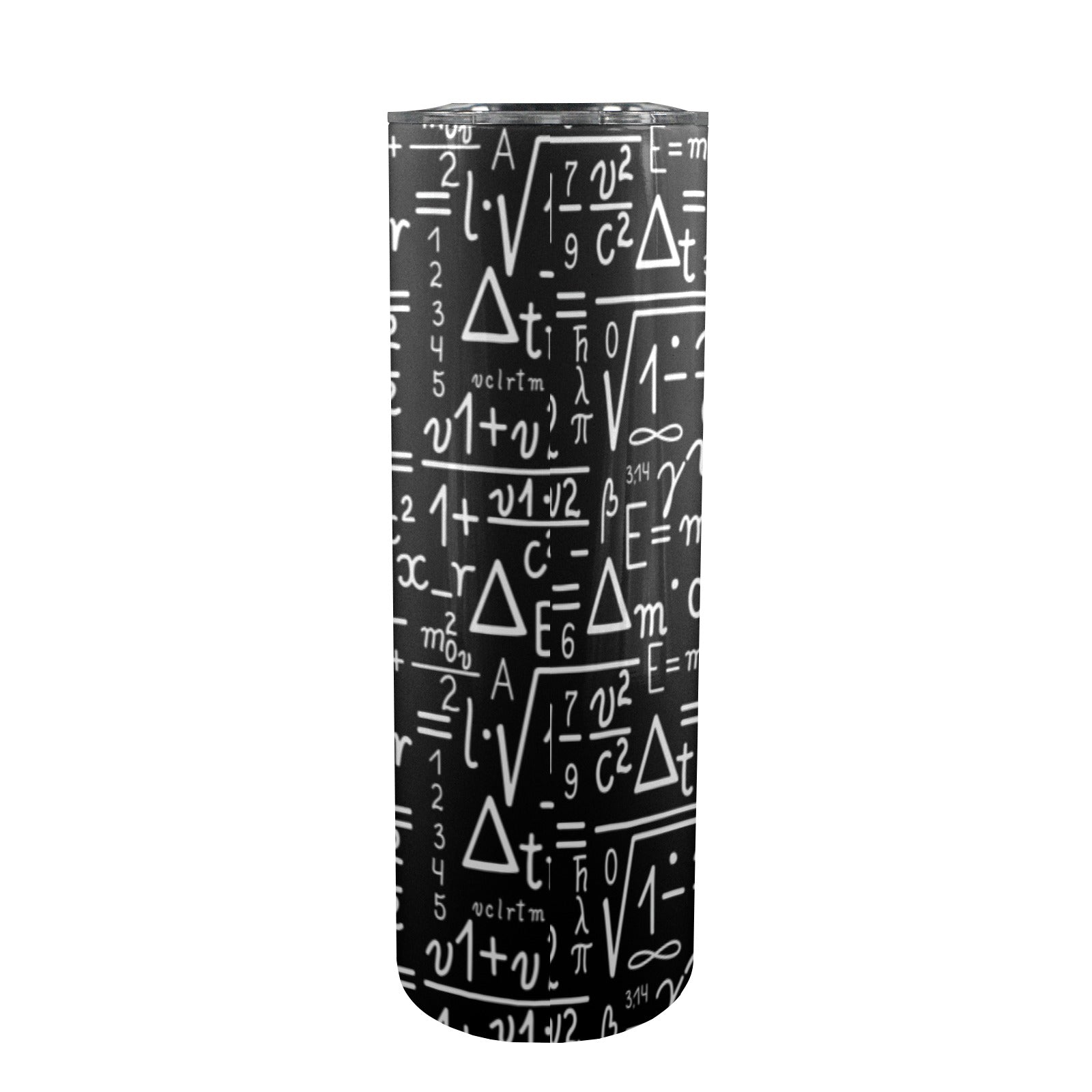 Mathematics - 20oz Tall Skinny Tumbler with Lid and Straw