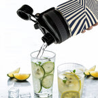 Crazy Geometric - Insulated Water Bottle with Dual-Use Lid (18oz) Insulated Water Bottle with Dual-Use Lid (18oz) Printed Offshore