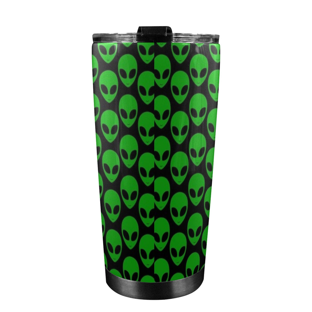 Aliens - 20oz Mobile Tumbler with Lid (Black Lock) 20oz Travel Mug Printed Offshore Sci Fi