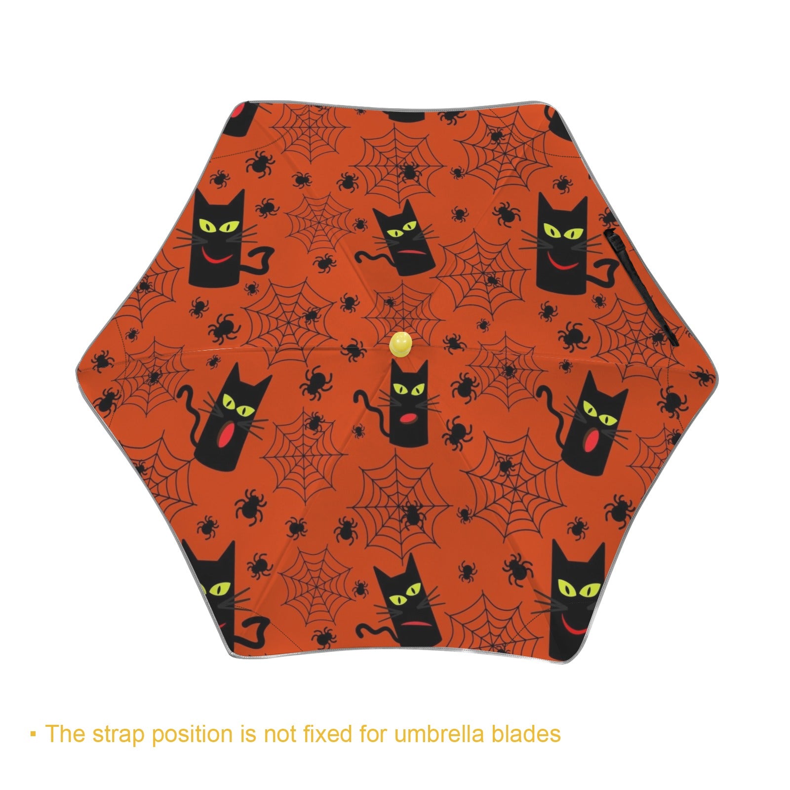 Halloween Black Cats Kids Safe Round Corner Umbrella