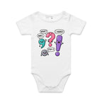 Funny Punctuation AS Colour Baby Bodysuit