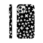 Black And White Crosses - Apple iPhone Tough case iPhone 12 Pro iPhone Tough Case Globally Fulfilled