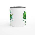 Personalised - You're The Basil To My Pesto, Valentine - White 11oz Ceramic Mug with Colour Inside Personalised 11oz Mug