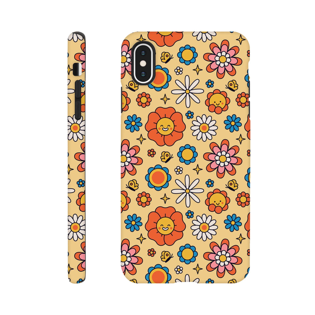 Hippy Flower - Apple iPhone Tough case iPhone Tough Case Globally Fulfilled Retro