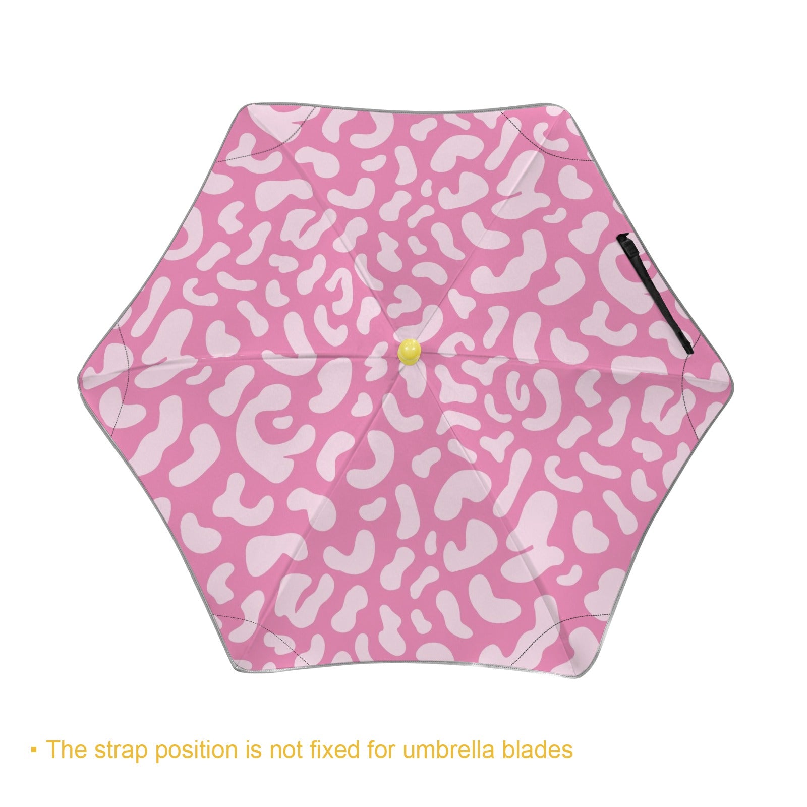 Pink Leopard Kids Safe Round Corner Umbrella Kids Safe Round Corner Umbrella animal Printed Offshore
