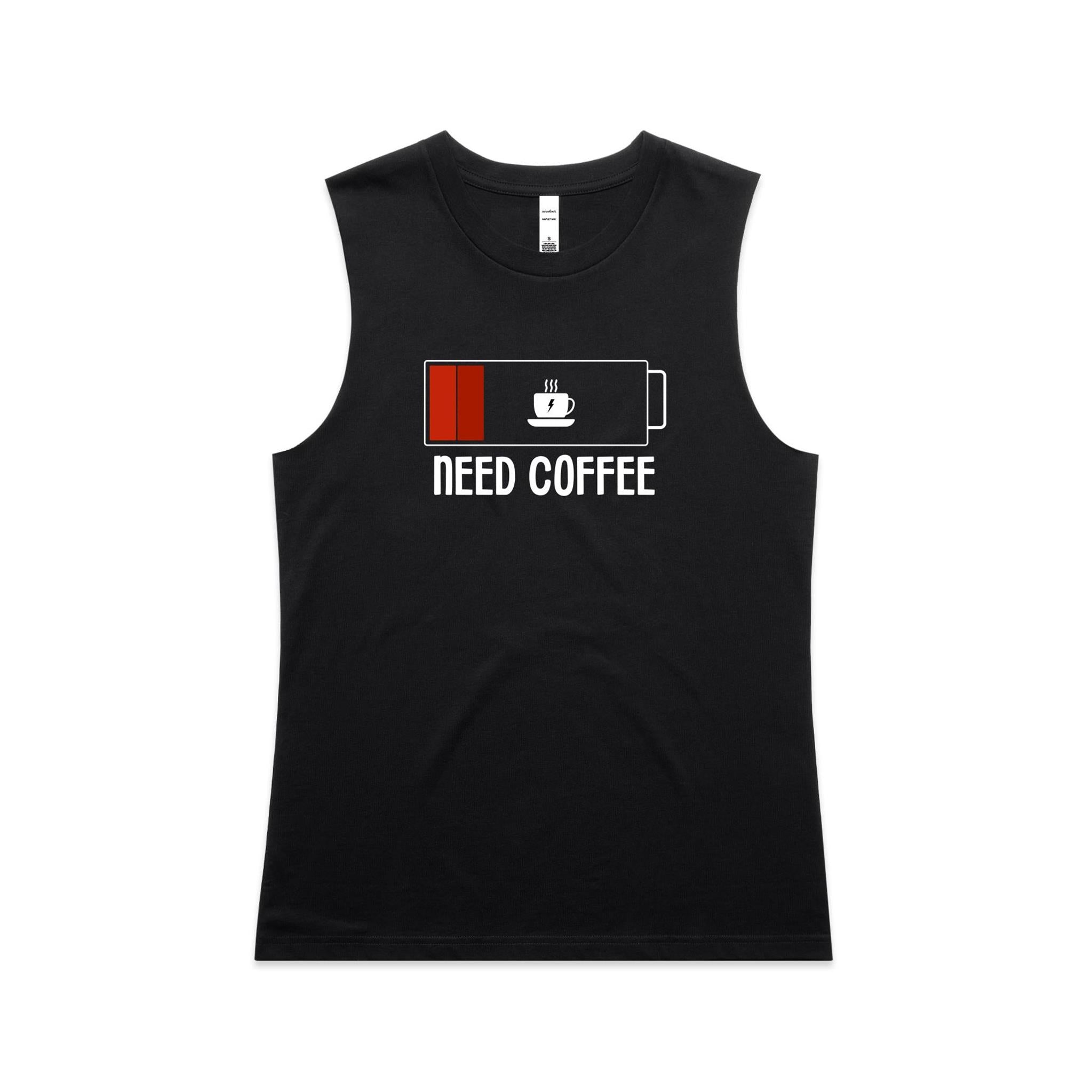 Coffee Battery - AS Colour Women's Maple Tank
