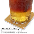 But First, Coffee - Ceramic Coasters (Square) Ceramic Coasters Coffee Printed Offshore