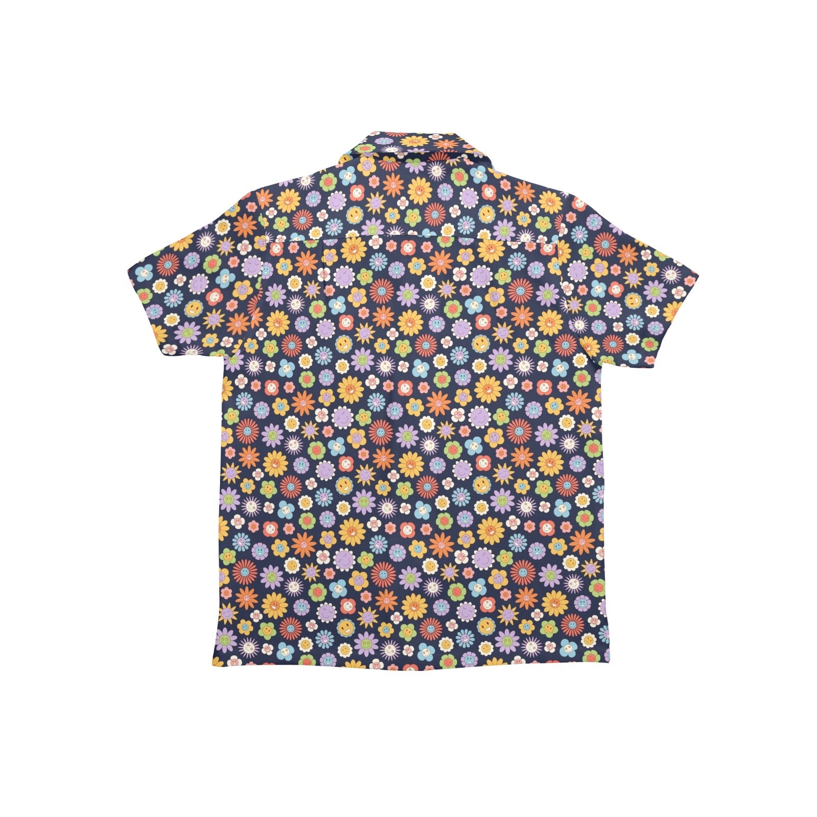 Groovy Flowers Junior Kids Hawaiian Shirt