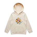 Hand Me The Popcorn - Kids Hoodie Ecru Kids Hoodie Printed In Australia