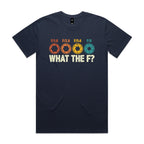 Camera Settings What The F Men's AS Colour T-shirt Midnight Blue Mens T-shirt Printed In Australia