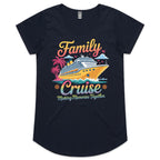 Family Cruise, Making Memories Together Womens Cruise Scoop Neck T-shirt Navy Womens Cruise Scoop Neck T-shirt Cruise Printed In Australia