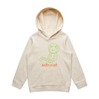 Astrocat, Cat Astronaut - Kids Hoodie Ecru Kids Hoodie Printed In Australia