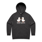 Goose Bumps - Womens Hoodie Coal Womens Hoodie animal Printed In Australia