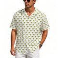 Happy Bok Choy Men's Crinkle Hawaiian Shirt