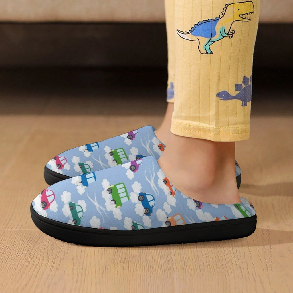 Colourful Cars Kids Cotton Slippers Kids Cotton Slippers Printed Offshore