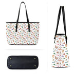 Cute Bugs PU Leather Tote Bag Large Leather Tote Bag-Large animal Printed Offshore
