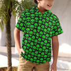 Aliens - Junior Kids Hawaiian Shirt