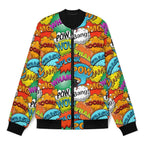 Comic Book 2 Men's Casual Zip‑Up Bomber Jacket