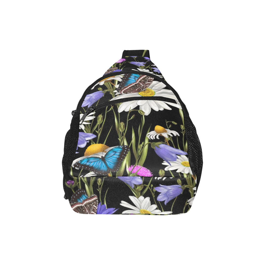 Butterfly Flowers - Chest Bag