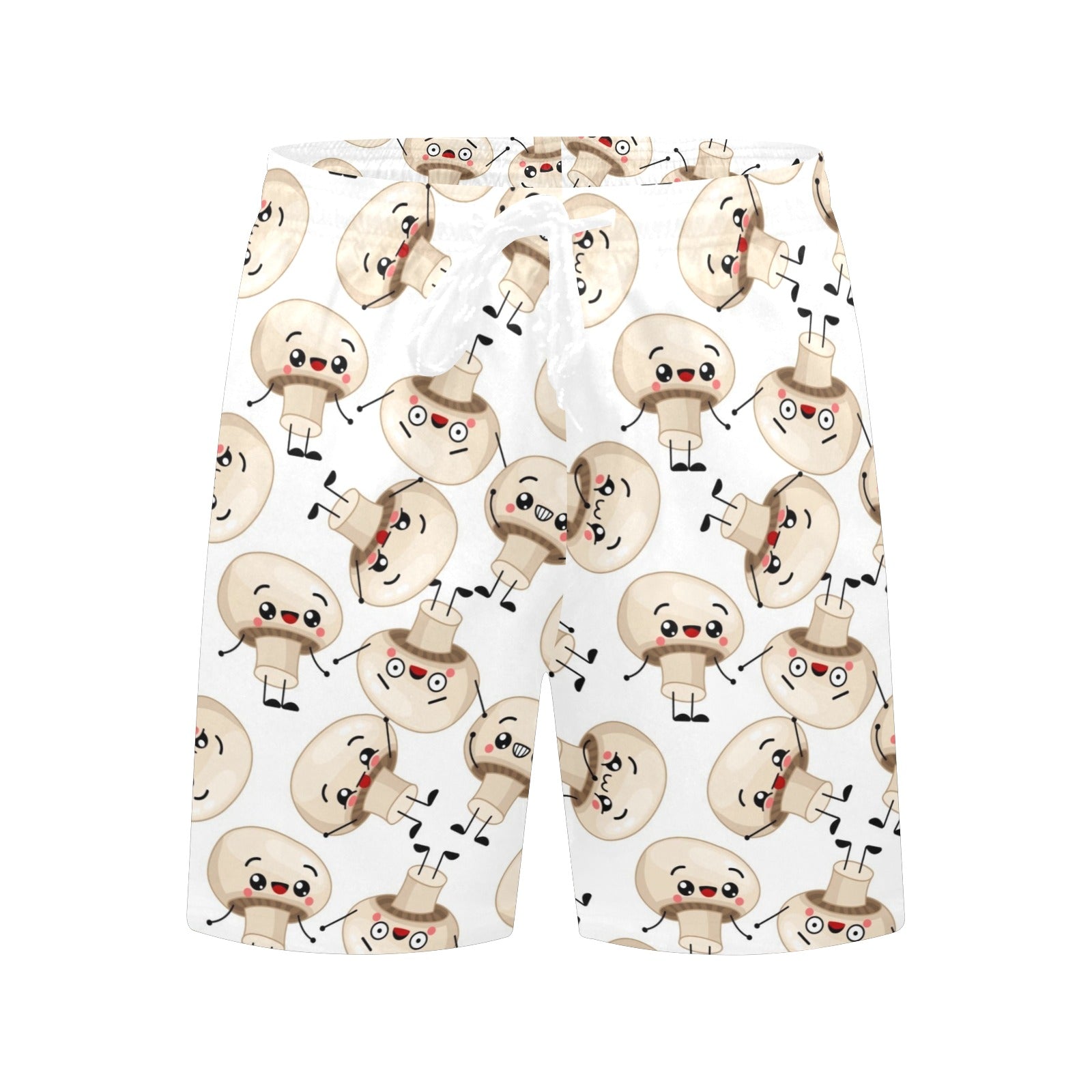 Cute Mushrooms - Men's Mid-Length Beach Shorts Men's Mid-Length Beach Shorts Food Printed Offshore