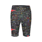 Colourful Maths Formulas Women's Bike Shorts With Side Pockets Women's Bike Shorts Maths Printed Offshore