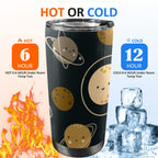 Happy Planets - 20oz Mobile Tumbler with Lid (Black Lock)