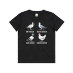 Bin Chicken Kid's AS Colour T-shirts