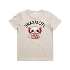Snaxalotl, Axolotl Pizza - Kids Youth T-shirt