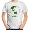 No Planet B, Earth - Kids Youth T-Shirt White Kids Youth T-shirt Environment Printed In Australia