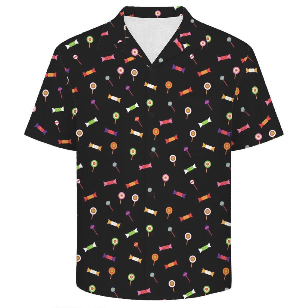 Candy Men's Crinkle Hawaiian Shirt