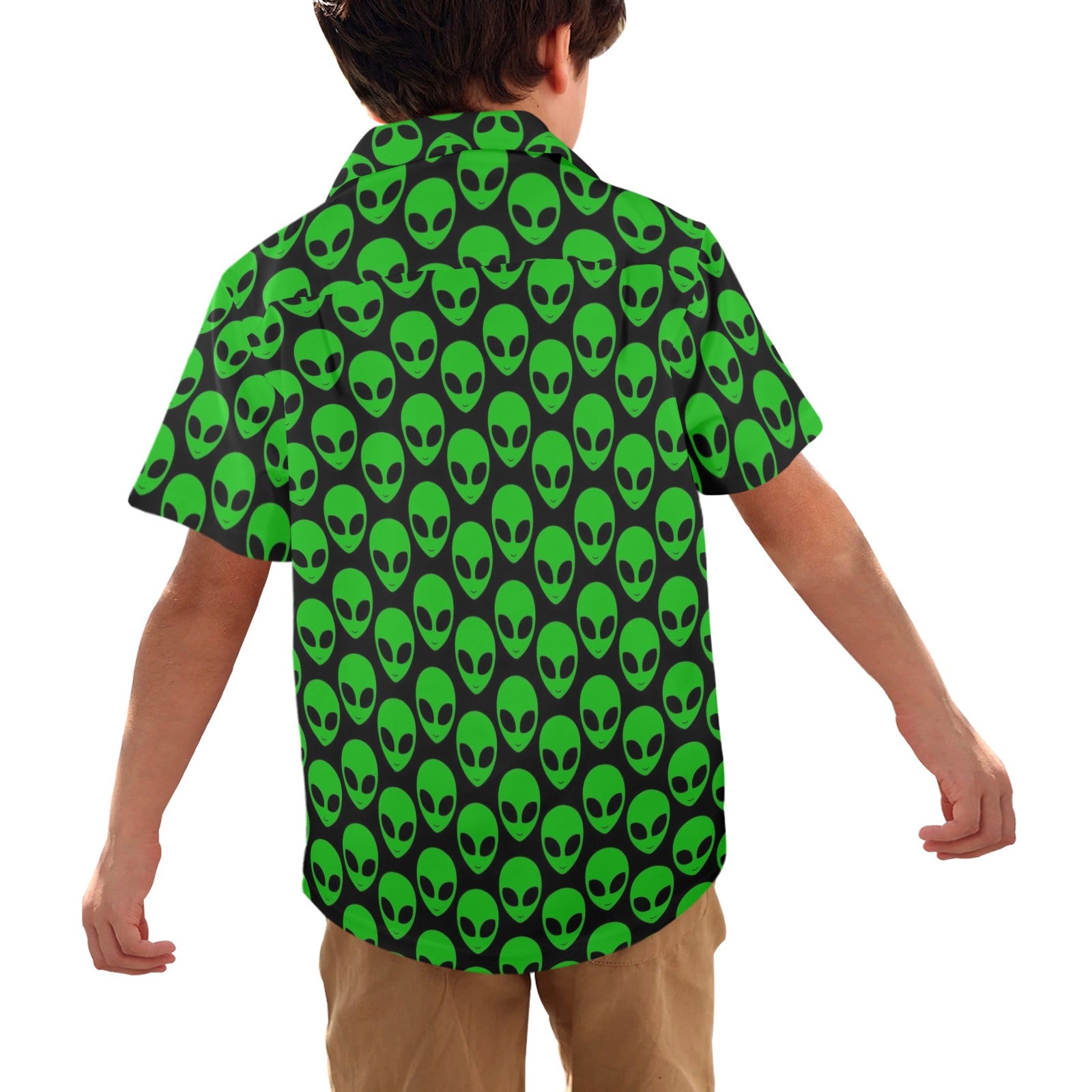 Aliens - Junior Kids Hawaiian Shirt