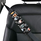 Eyes On Black Car Seat Belt Cover 7''x10'' (Pack of 2) Car Seat Belt Cover 7x10 (Pack of 2) Printed Offshore