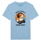 Family Game Night - Personalised T-shirt Light Blue Personalised T-shirt customise Games Globally Fulfilled personalise